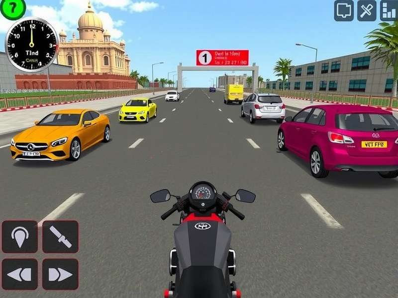 Delhi Drive Adventure gameplay screenshot showing Indian streets